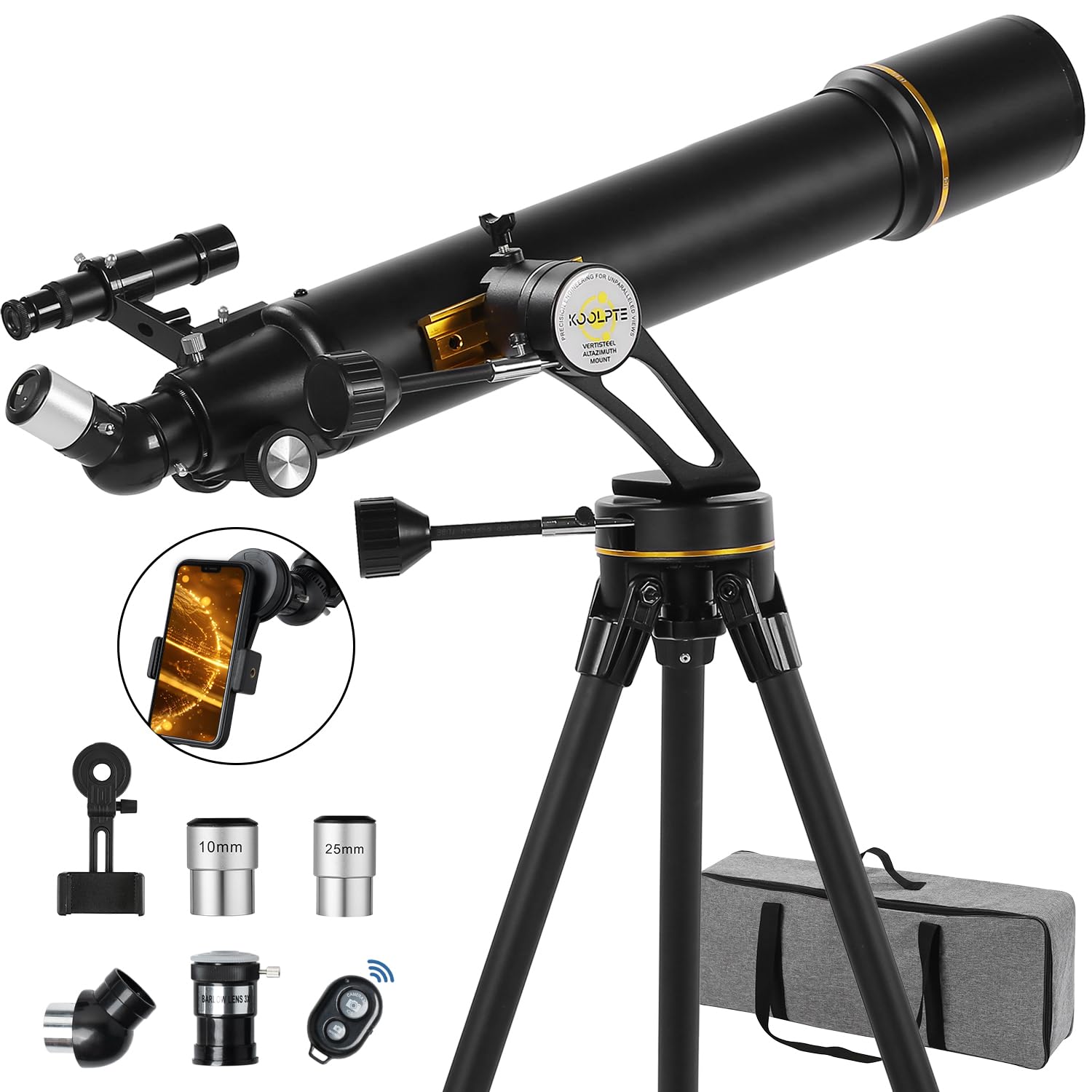 Amazon.com : Telescope, 90mm Aperture 700mm - Vertisteel AZ